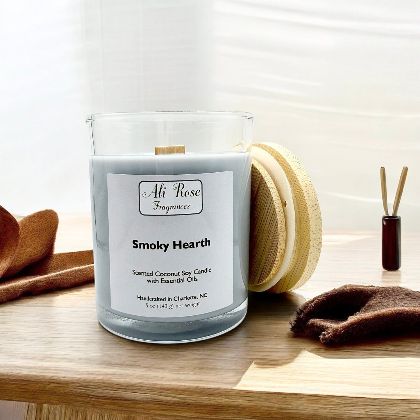 Smoky Hearth Candle