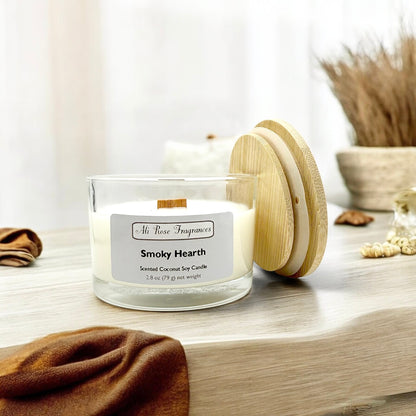 Smoky Hearth Mini Candle