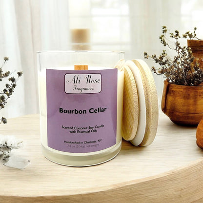 Bourbon Cellar Large Candle